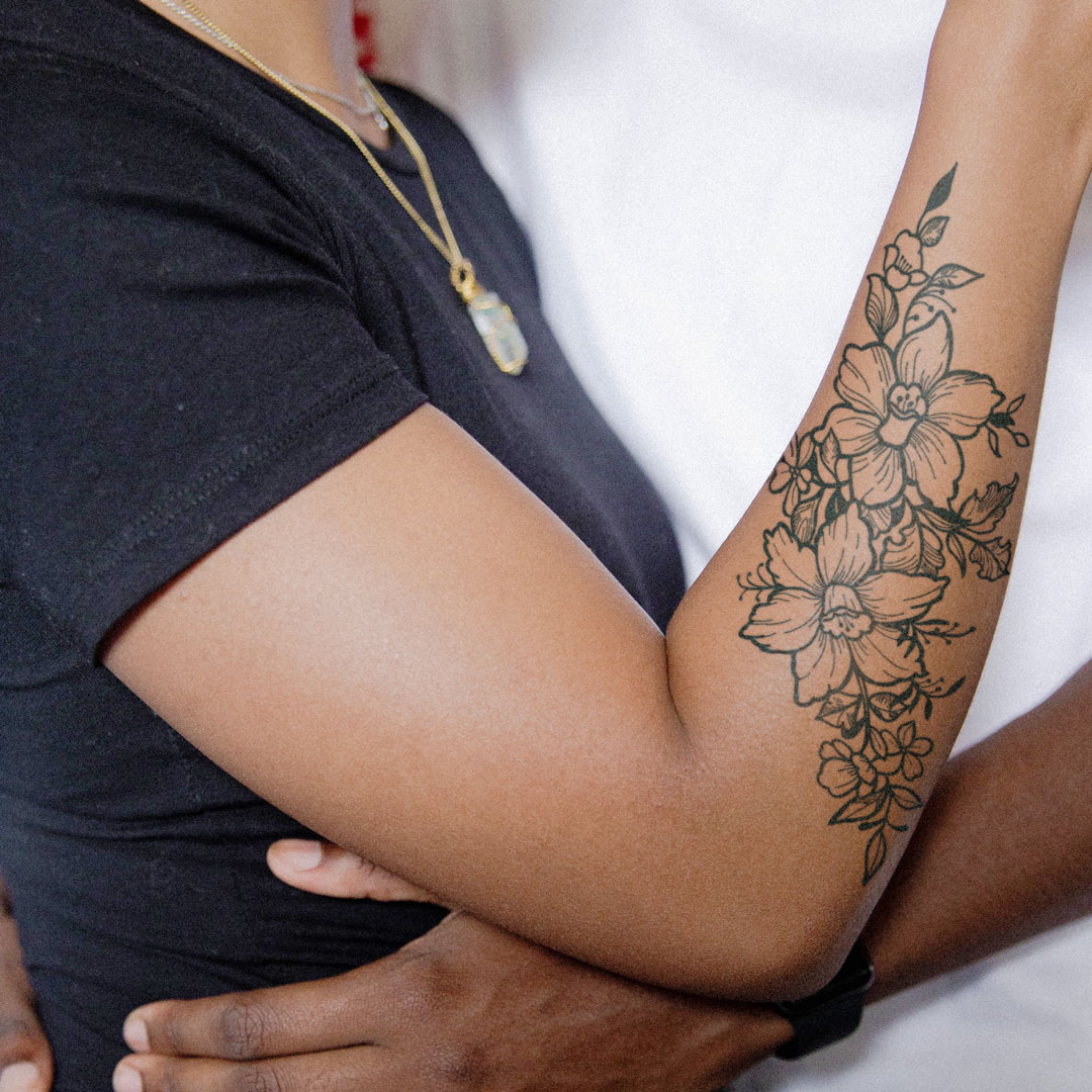 Daffodil | Floral Band | Semi-Permanent Tattoo - Not a Tattoo