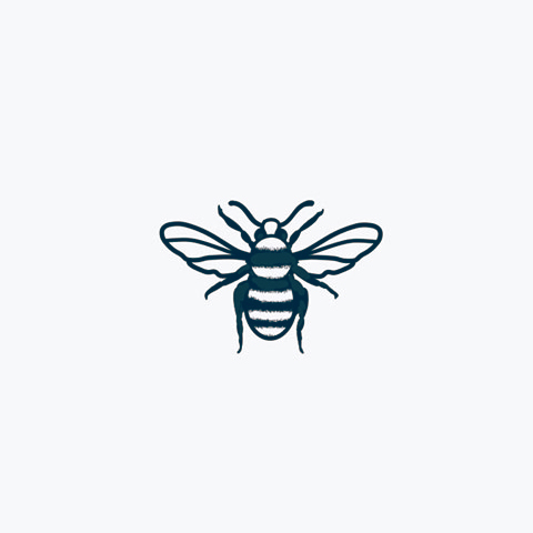 tiny honey bee semi-permanent tattoo, removable halal black jagua henna tattoo