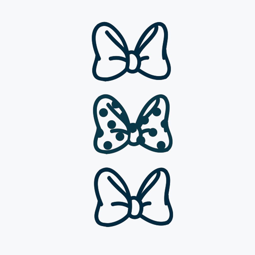 Minnie Mouse Bow - Fishink Tattoo