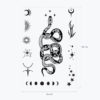 Celestial Snake Hand Tattoo Pack | Semi-Permanent Tattoo - Image 2