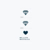 Super Tiny Diamond x 2 | Semi-Permanent Tattoo - Image 2